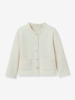 -Vestje voor meisjes van fleece - biologisch katoen - CYRILLUS