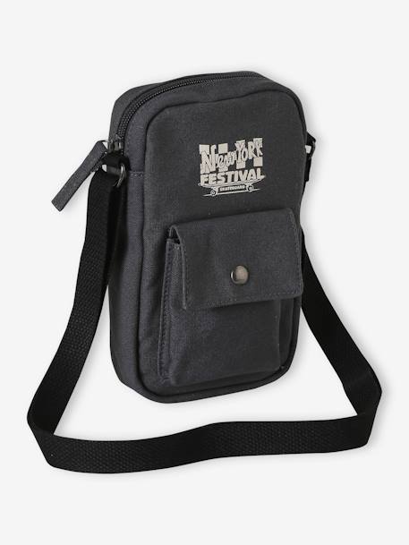 Pochette sacoche garçon New York Festival skateboard anthracite - vertbaudet enfant 