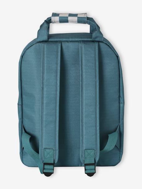 Sac à dos garçon damier vert d'eau - vertbaudet enfant 