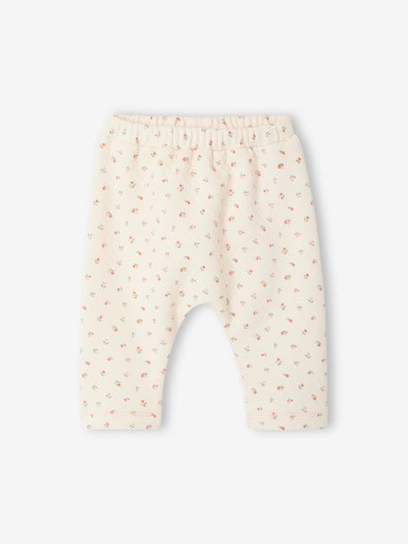 Set sweater en broek baby BEIGE CLAIR RAYE+gemêleerd blauw+lichtroze - vertbaudet enfant 