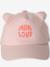 Casquette bébé fille oreilles décoratives rose pâle - vertbaudet enfant 