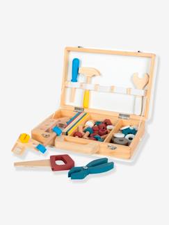Jouet-Jeux d'imitation-Maison, bricolage et métiers-Malette à outils avec outils en bois WORKSHOP small foot
