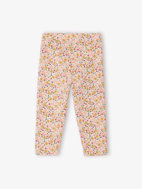 Set van 2 korte meisjesleggings ecru - vertbaudet enfant 