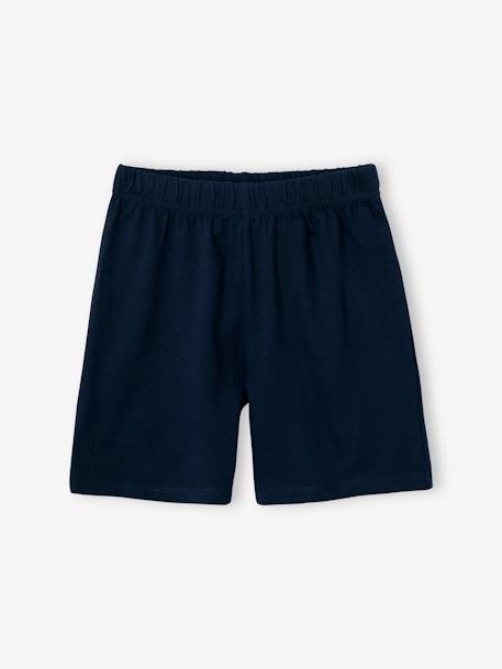 Jungen Sommer-Schlafanzug SONIC mit 3D-Print Oeko-Tex blauw - vertbaudet enfant 
