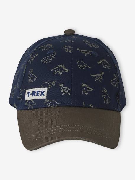 Jongenspet met dino's marineblauw - vertbaudet enfant 