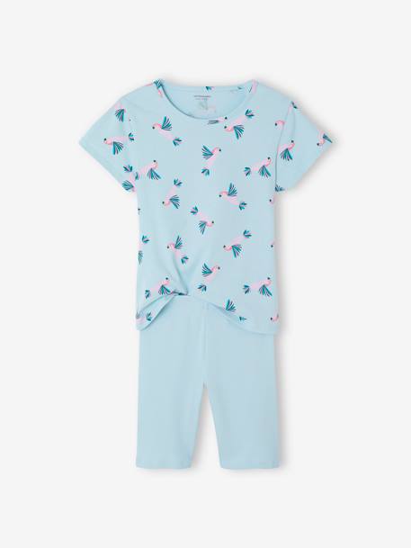 Lot de 2 pyjacourts fille turquoise - vertbaudet enfant 