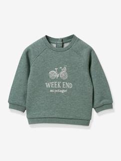 Bébé-Pull, gilet, sweat-Sweat-Sweat brodé bébé - coton bio -