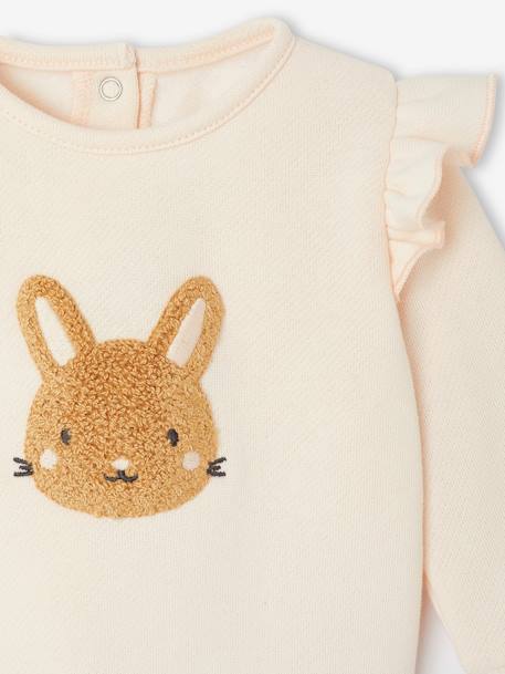 Set sweater en broek baby BEIGE CLAIR RAYE+gemêleerd blauw+lichtroze - vertbaudet enfant 