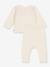 2-delige tricot set voor baby PETIT BATEAU ecru - vertbaudet enfant 