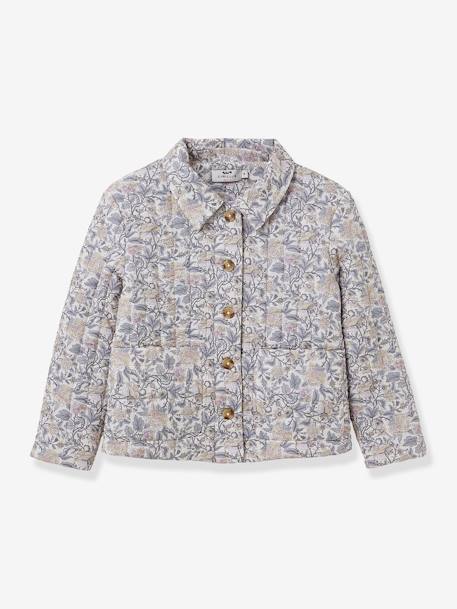 Fille-Manteau, veste-Veste matelassée fille imprimé Flora