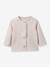 Cardigan en molleton bébé - Coton biologique rose pâle - vertbaudet enfant 