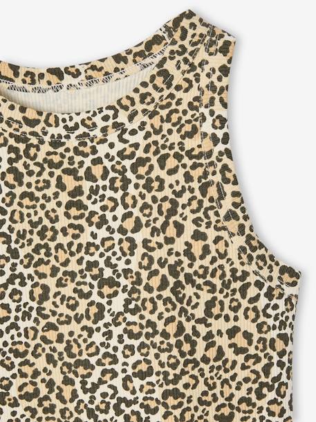 Lot de 2 débardeurs fille emmanchures américaines beige - vertbaudet enfant 