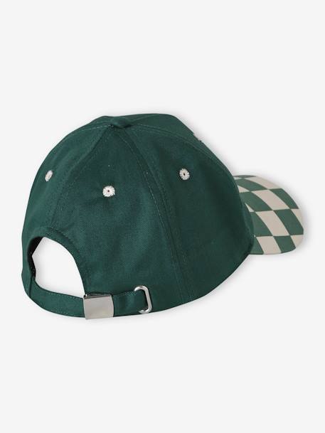 Casquette 'damier' garçon vert d'eau - vertbaudet enfant 