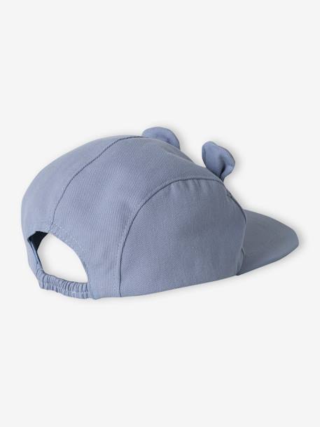 Casquette chaton bébé bleu chambray - vertbaudet enfant 