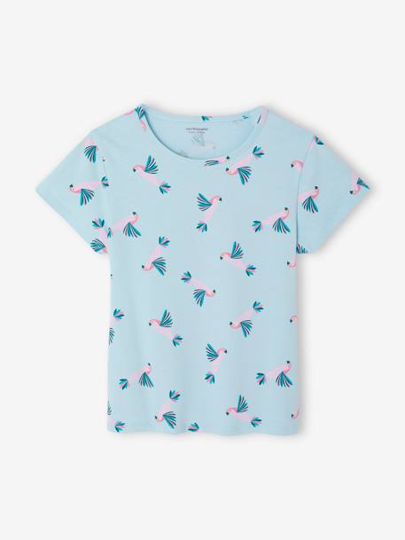 Lot de 2 pyjacourts fille turquoise - vertbaudet enfant 