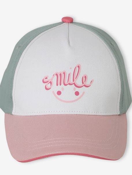 Casquette Smile bleu ciel - vertbaudet enfant 