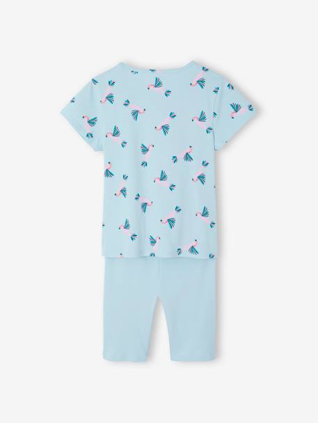 Lot de 2 pyjacourts fille turquoise - vertbaudet enfant 