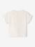 T-shirt met fantasiemotief voor baby's in biologisch katoen wit - vertbaudet enfant 
