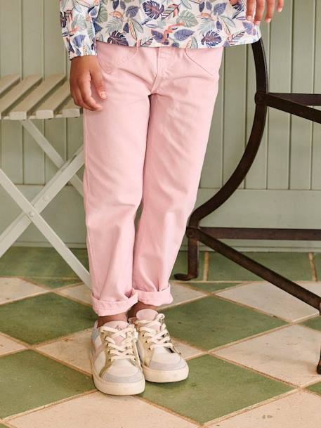 Gestoffeerde en geritste leren manden voor kinderen ecru - vertbaudet enfant 