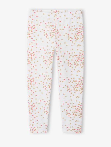 Ensemble fille chemise de nuit legging masque pochon nuit magique rose - vertbaudet enfant 