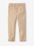 Pantalon garçon esprit chino facile à enfiler beige+marine - vertbaudet enfant 