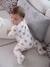 Set van 3 pyjama's van jersey met rits BASICS cappuccino+chambrayblauw+rouge - vertbaudet enfant 