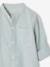 Chemise rayée col Mao garçon rayé vert - vertbaudet enfant 