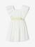 Robe cérémonie fille ceinture dorée blanc+blush - vertbaudet enfant 