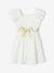 Robe cérémonie fille ceinture dorée blanc+blush - vertbaudet enfant 