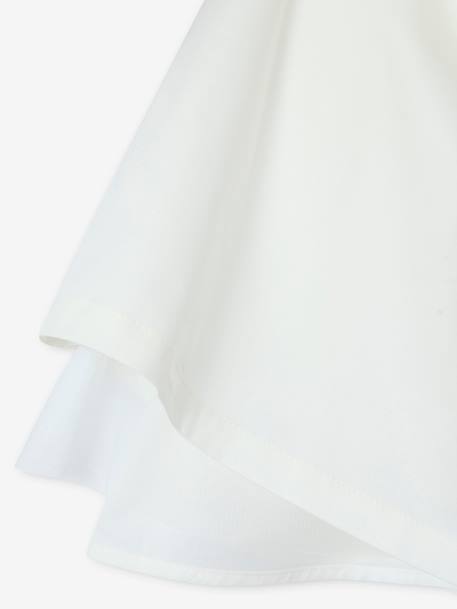 Robe cérémonie fille ceinture dorée blanc+blush - vertbaudet enfant 