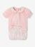 Ensemble short et T-shirt naissance fleuri rose - vertbaudet enfant 