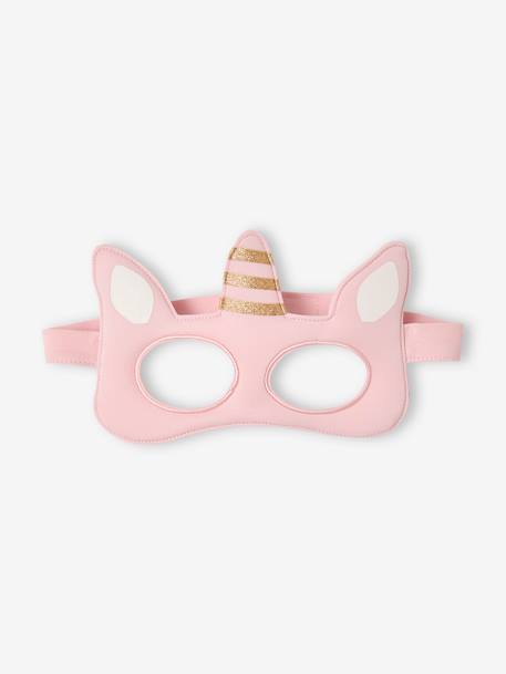 Ensemble fille chemise de nuit legging masque pochon nuit magique rose - vertbaudet enfant 