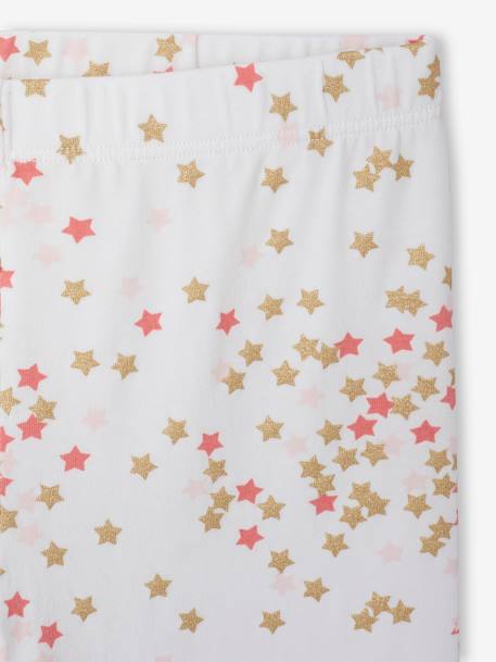 Ensemble fille chemise de nuit legging masque pochon nuit magique rose - vertbaudet enfant 