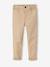Pantalon garçon esprit chino facile à enfiler beige+marine - vertbaudet enfant 