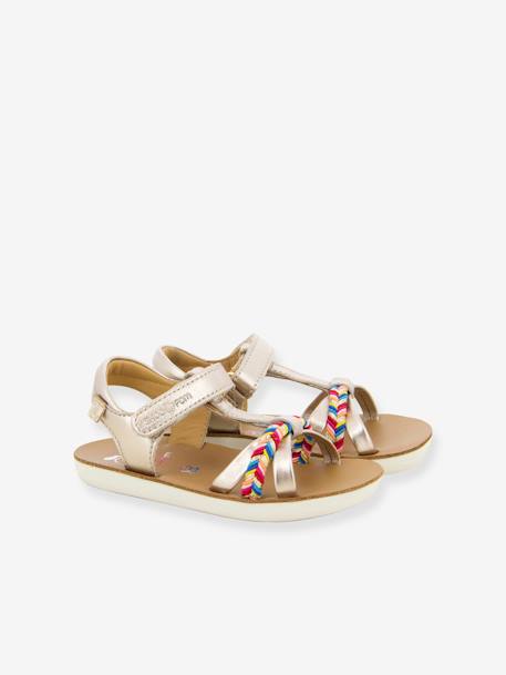 Kindersandalen Goa Salomé SHOO POM® kameel+rozen - vertbaudet enfant 