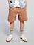 Set van 2  bermuda's met een stonewashed effect JONEN pecannoot - vertbaudet enfant 