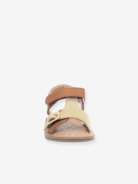 Sandales enfant cuir Diazz camel - vertbaudet enfant 