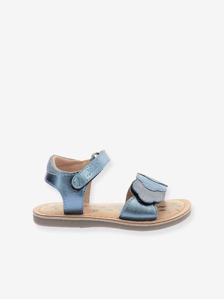 Sandales cuir enfant Dyastar marine - vertbaudet enfant 