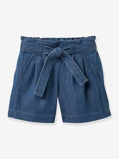 -Short en denim léger
