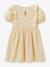 Robe fille en gaze de coton biologique blush+jaune pâle - vertbaudet enfant 