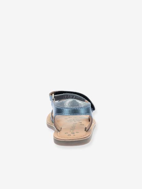 Sandales cuir enfant Dyastar marine - vertbaudet enfant 