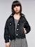 Veste en jean oversize fille denim gris - vertbaudet enfant 