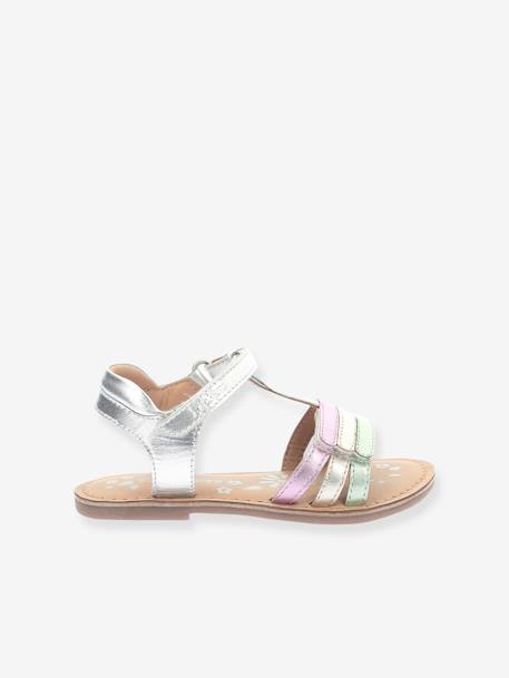 Sandales cuir enfant Diamanto argent - vertbaudet enfant 