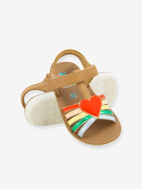 Sandales enfant Goa Salomé camel - vertbaudet enfant 