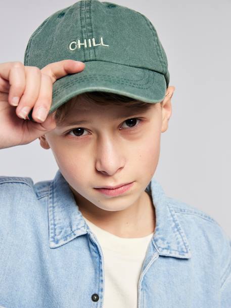 Kinderpet 'Chill' antraciet+blauwgroen+paars - vertbaudet enfant 