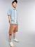 Set van 2  bermuda's met een stonewashed effect JONEN pecannoot - vertbaudet enfant 