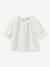 Blouse broderie anglaise en gaze de coton écru - vertbaudet enfant 