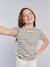 Set van 2 meisjesshirts met trekkoord JONEN paars - vertbaudet enfant 