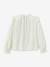 Chemise fille brodée écru - vertbaudet enfant 