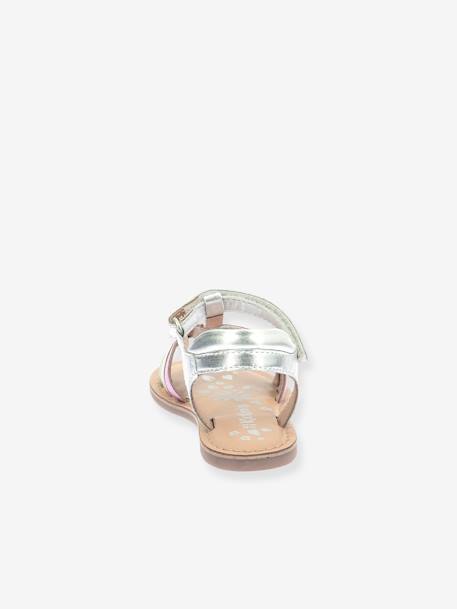 Sandales cuir enfant Diamanto argent - vertbaudet enfant 